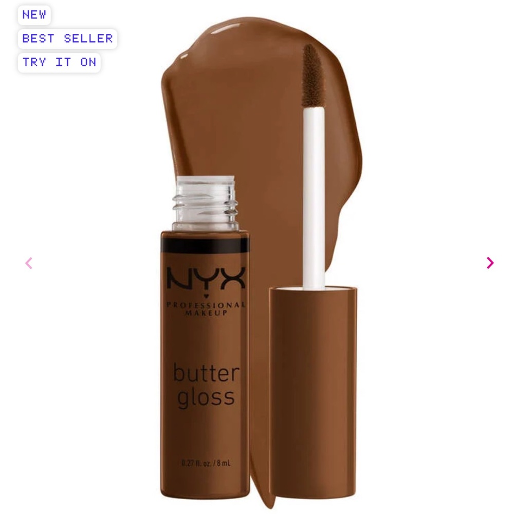 NEW FULL SIZE NYX BUTTER GLOSS IN SHADE CARAMELT